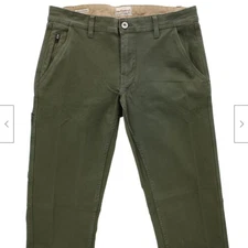 Weatherproof Vintage Men's Flex Utility Pants Straight Fit, SIZE 32X29-GREEN