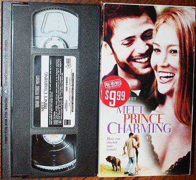 MEET PRINCE CHARMING (vhs) Tia Carrere, David Charvet. GOOD COND. Rare. Romance