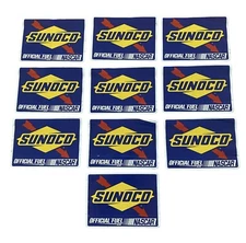 SUNOCO Official Fuel of NASCAR Cup Series Decal/Sticker - 6.5"×4.5" - Lot Of 10