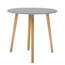 Tavolo da Giardino Miró in Acciaio cm ø 80x75 h Grigio HF807153 VivaGarden