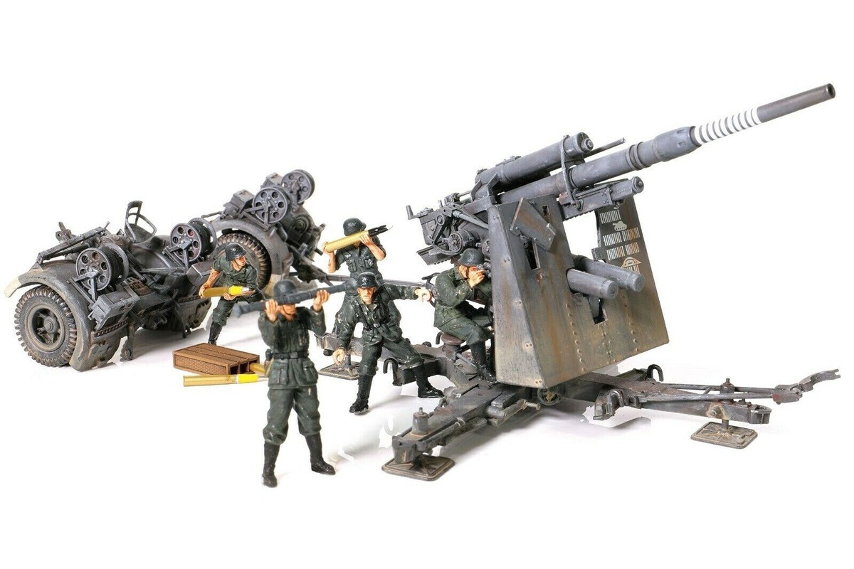 88mm ガンファンク　36/37 AeroModelBuild - Figure and Robot, Gundam, Military, Vehicle
