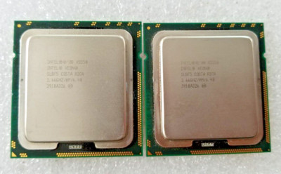 Lot of 2 Intel Xeon X5550 SLBF5 2.66 GHz CPU Server Processor