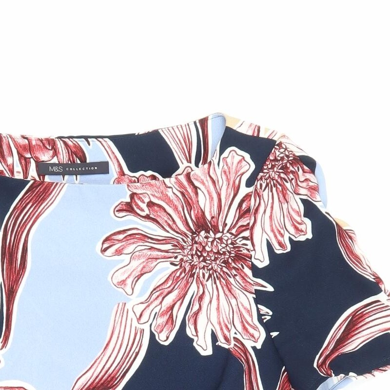 Satin Spot Print Midi A-Line Skirt | SOSANDAR | M&S