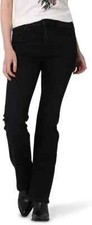 Women's Wrangler Stretch High-Rise Bootcut Jeans size 14 Black - NWT 