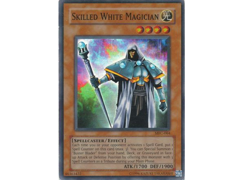 Yu-Gi-Oh Skilled White Magician - MFC-064 - Super Rare Unlimited