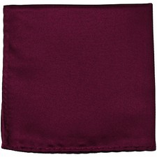 New men's polyester solid dark purple hankie pocket square formal wedding party