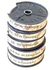 FILM PATHE BABY 9,5mm ROI DE CAMARGUE 692 5 bobines Jean Aicard André Hugon RARE