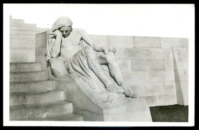 FRANCE 1950s Vimy Ridge Canadian Memorial. Real Photo Postcard