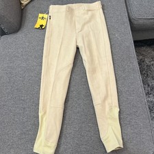 Saxon Kids Breeches Color: Beige Size: Sz 16