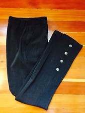 vtg ralph LAUREN sport blue label 4 brown wool knit pants sailor boho metal