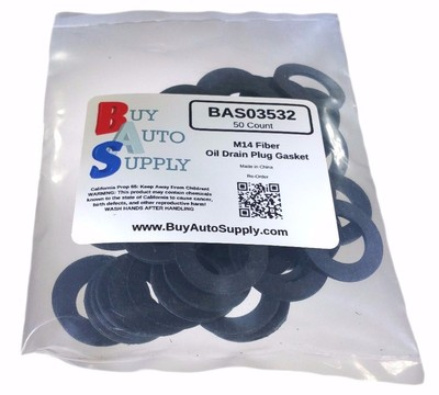 #ad #ad 50x M14 Universal Fiber Oil Drain Plug Gasket Washer Fits Toyota Dorman 097 026 $10.49