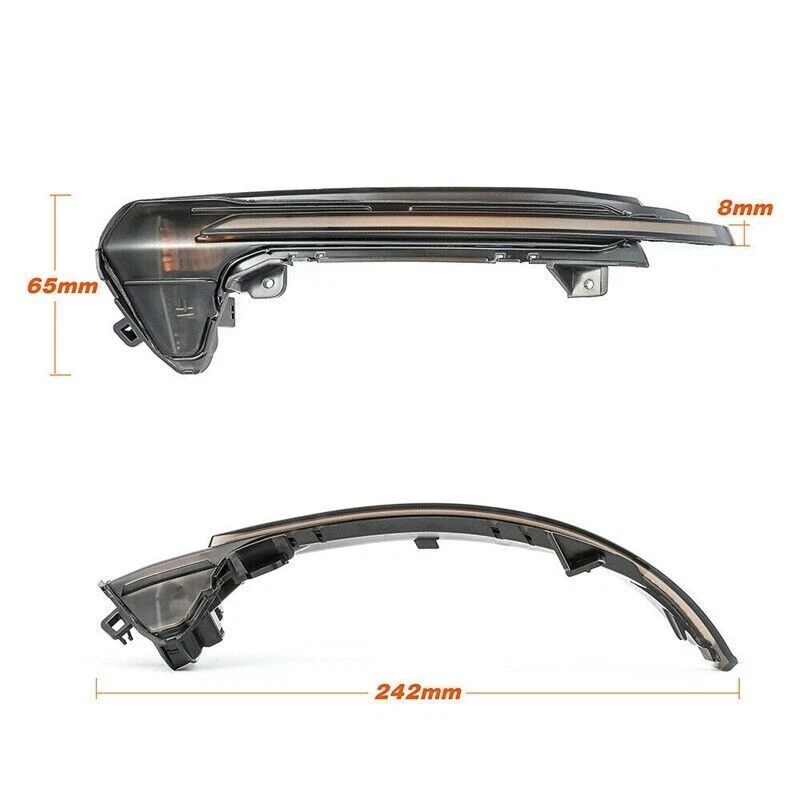 Светодиодные динамические указатели поворота мигалки для бокового зеркала для Audi RS6 A6 S6 2012-2018 - Изображение 3 из 4