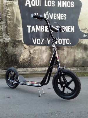 Vintage Gt Zoot Scoot Bmx Scooter Black Old School Nos Ebay