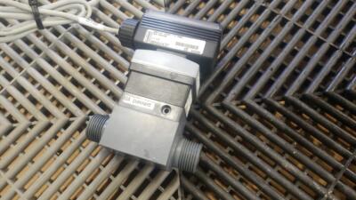 Burkert 8023:12 Solenoid w/ Flow 5030 PVDF Wheel FLOW : SE30 / 8030 / DN12