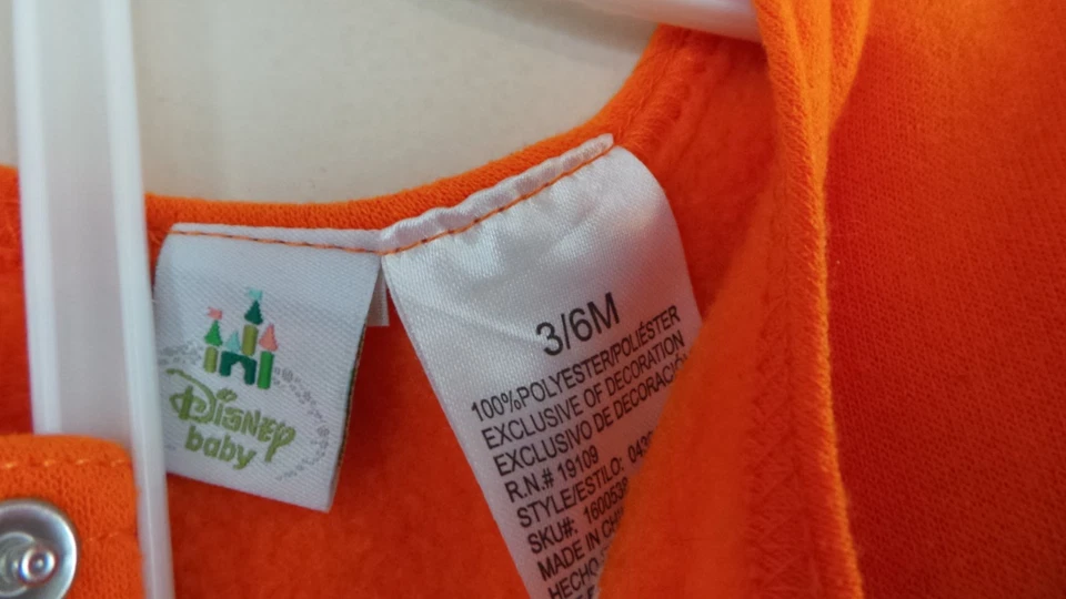 Traje de tigre bebé Disney 3-6 meses tigre Foto 4 de 4