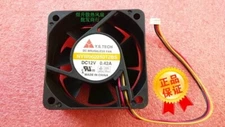 Y.S.TECH NYW06025012BS DC12V 0.42A 6CM 6025 2-Wire Cooling Fan