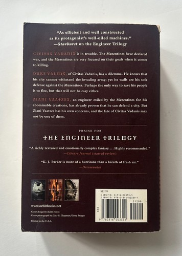 K. J. PARKER The Engineer Trilogy - Books 1-3 | 2007 Orbit Trade Paperback LOT - Bild 10 von 20