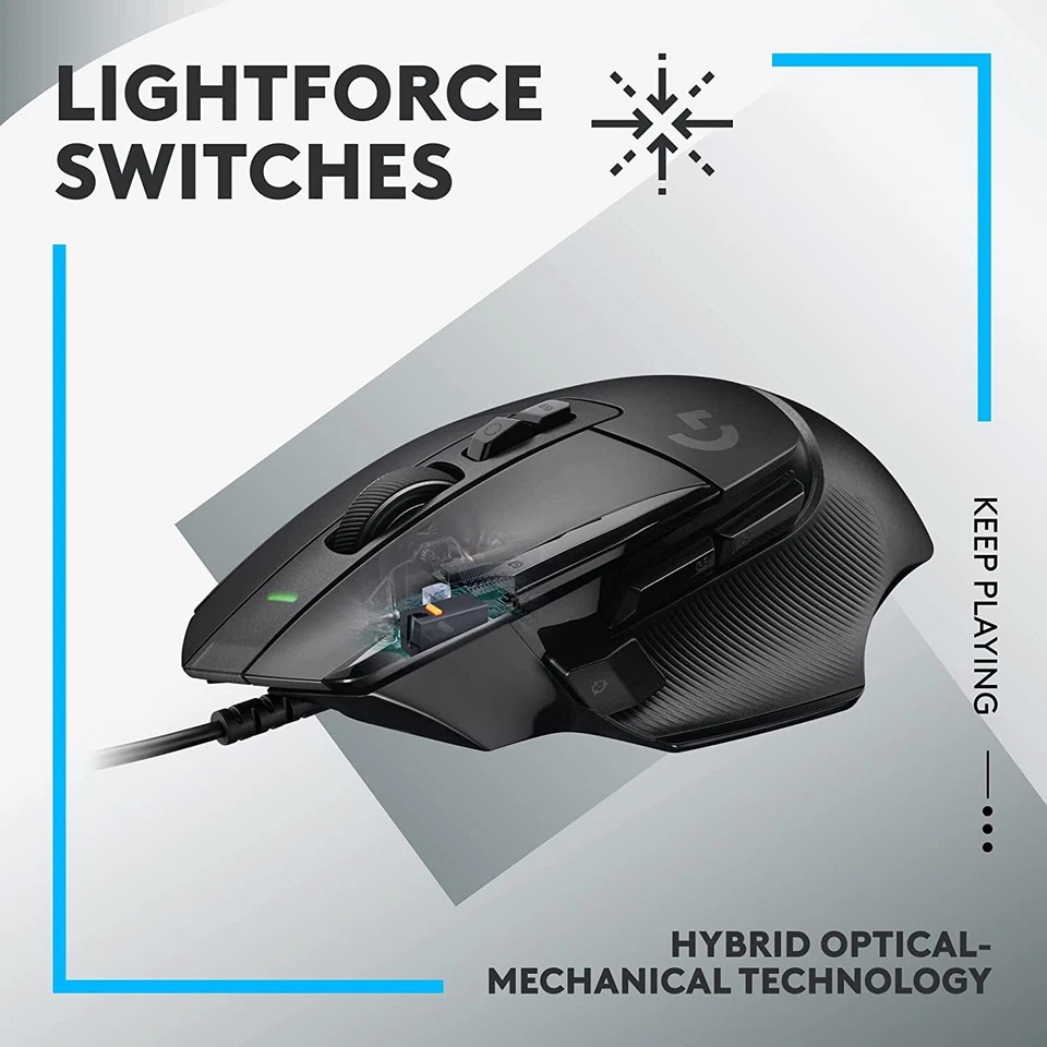 Logitech G G502 X Wired Gaming Mouse - Image 2 of 4