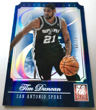 2012-13 Panini Elite Aspirations Tim Duncan Die Cut Refractor Blue Parallel /79