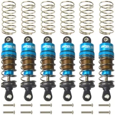 Aluminum Oil Damper Shock Absorber For Tamiya 1/18 KONGHEAD/KING Yellow 6X6 G601