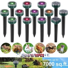 Repelente ultrasónico de animales para gatos y perros Detector de movimiento PIR