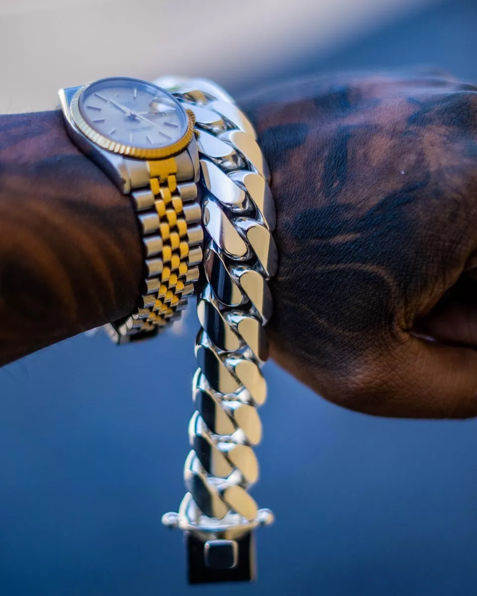 400 gram cuban link bracelet deals