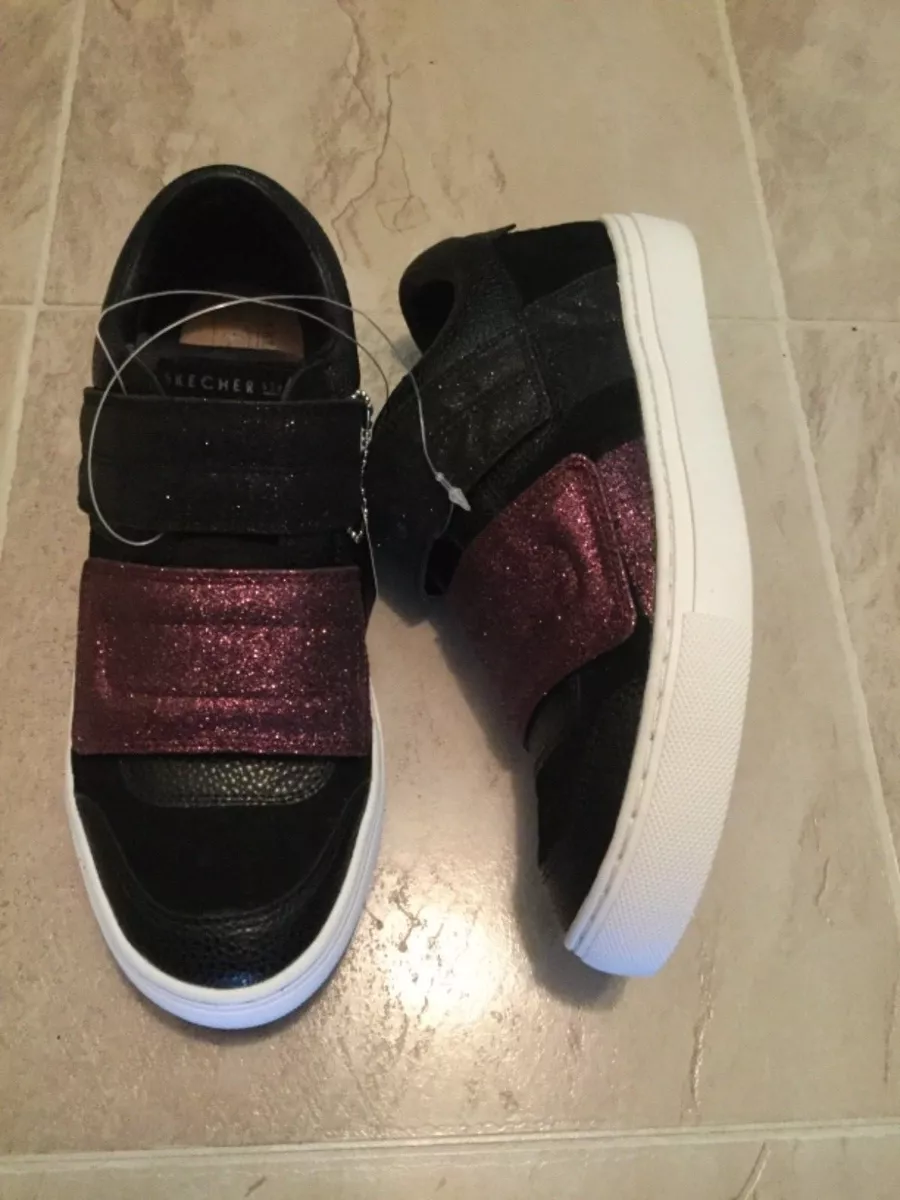Skechers street suede sales and sparkle