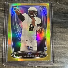 2014 Bowman Rookies Gold Foil /399 Zach Mettenberger #21 RC