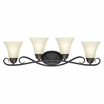 Westinghouse Dunmore 4-Light Oil Rubbed Bronze Wall Mount Bathroom vanitie Light