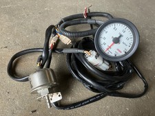 Omori Genuine Old School 60mm Boost Pressure Gauge White Eco-217z Sech 4s