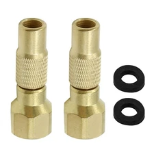 Anxingo Air Chuck Twist-on, 2 PCS Heavy Duty Tire Air Chuck Screw on Tire Air...