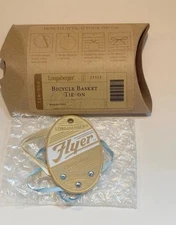 Longaberger Bicycle Basket Flyer Tie On