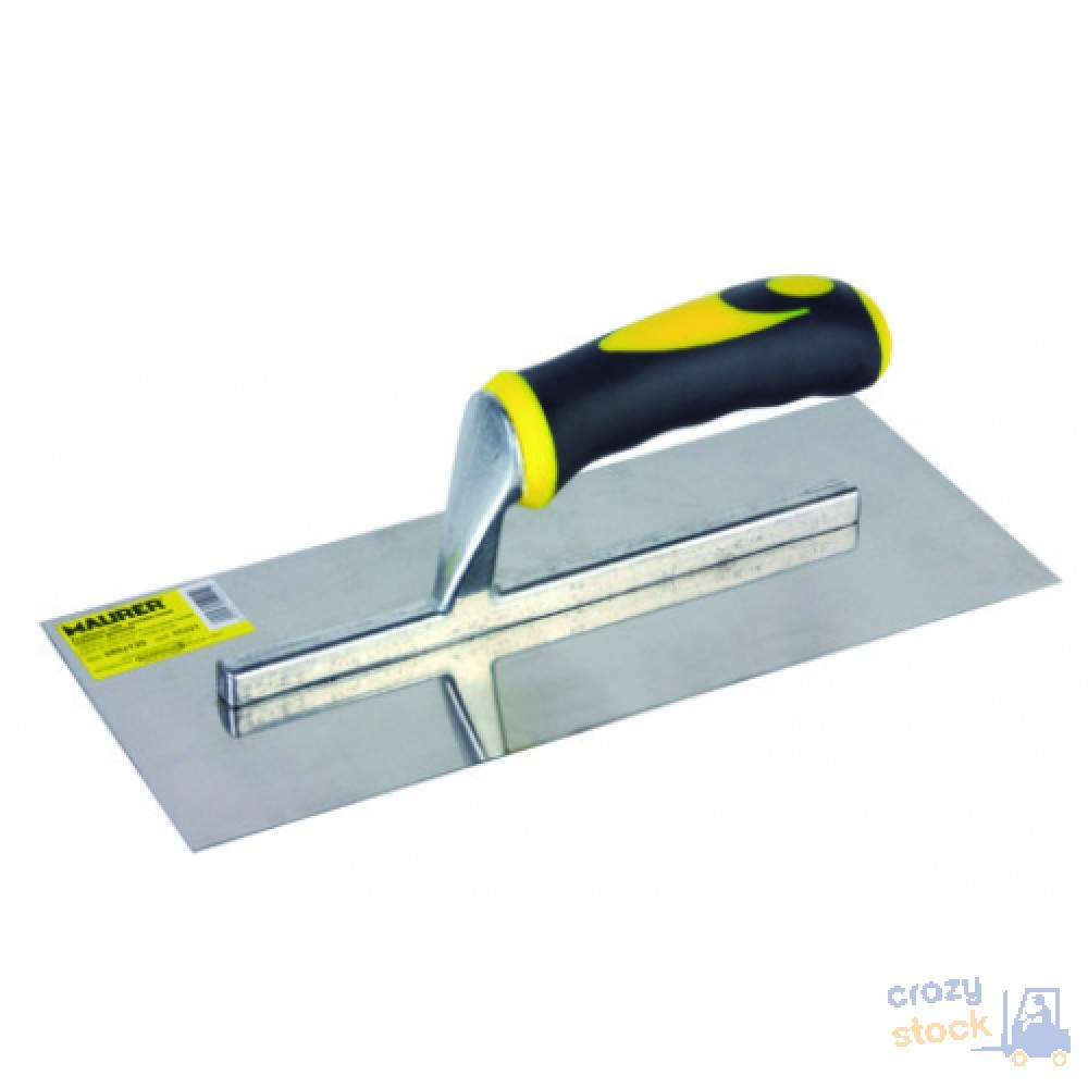 Maurer frattazzo Acciaio Inox Manico Bicomponente Cm 28X12