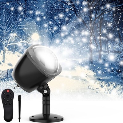 Christmas Snowfall Projector Lights Outdoor,Snow Falling Projector Lamp Dynam...