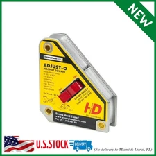 Strong Hand Tools MSA46-HD Adjust-O Heavy Duty Magnet Square, On/Off Switches, 6