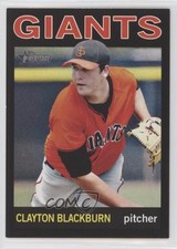 2013 Topps Heritage Minor League Edition Black 14/96 Clayton Blackburn #30 0b0