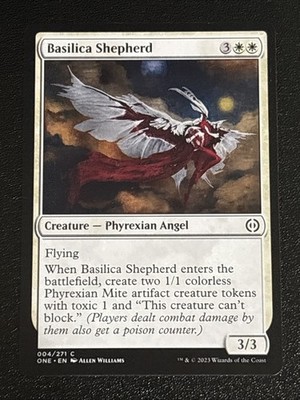 MTG Phyrexia: All Will Be One Basilica Shepherd 004/271 NM