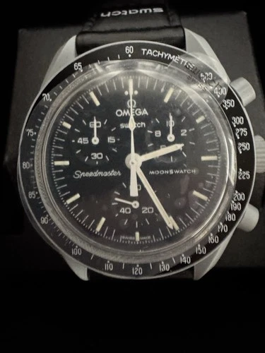 OMEGA x Swatch Speedmaster MoonSwatch Men's Black Watch - SO33M100