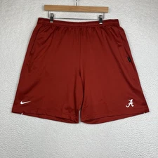 Nike Alabama Shorts XL Red Dri Fit Team Issue Basketball Football On Field