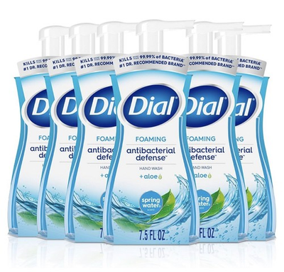 #ad Dial Complete Spring Water Foaming Liquid Hand Soap 7.5 oz. 6 Pack $19.99