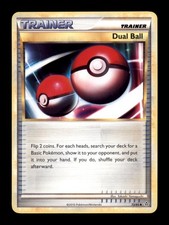 Dual Ball 72/95 Uncommon HGSS Unleashed Pokemon LP