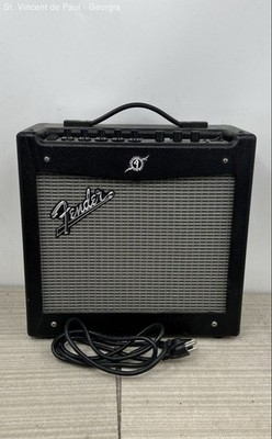 Fender DSP Mustang I (v.2) 1x8 Guitar Combo Amp Black Tested With Power Cable VG