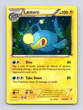LANTURN 58/160 UNCOMMON PRIMAL CLASH POKEMON MP