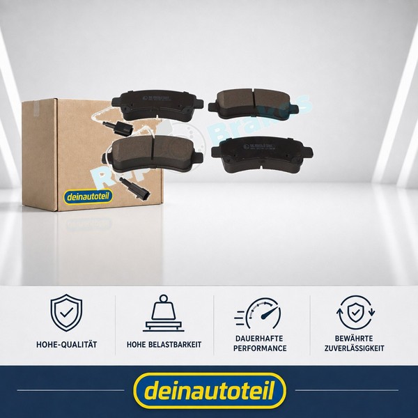 Bremsbelagsatz Scheibenbremse Hinten RAP Brakes R P0916 FüR CitroËN Opel-image