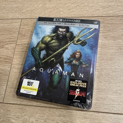 Aquaman (DVD, SteelBook Includes Digital Copy 4K Ultra HD Blu-ray/Blu-ra)