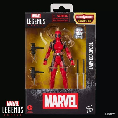 Hasbro Marvel Legends Series Lady Deadpool 15 cm Figur G2422 Neu