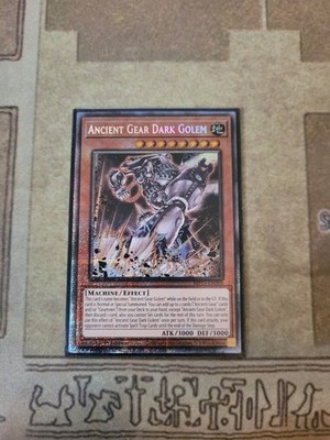 YUGIOH ANCIENT GEAR DARK GOLEM MP25-EN003 STARLIGHT 1ST ED NM