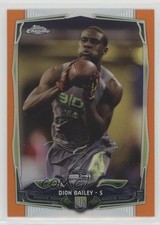 2014 Topps Chrome Retail Orange Refractor Dion Bailey #208 6ks