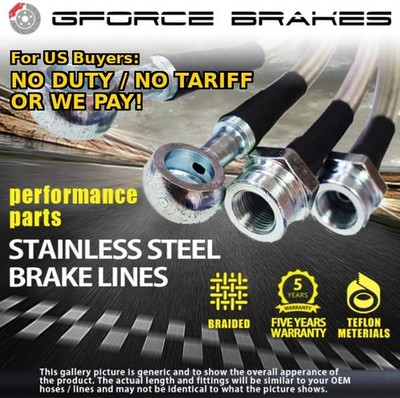 Stainless Steel Brake Lines for 1995-2000 Dodge Avenger w/R-Disc - CA/USA Market