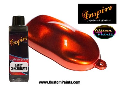 Inspire Candy CONCENTRATE Orange 4oz (SOLVENT), CUSTOM PAINT, ARTIST, Low Rider